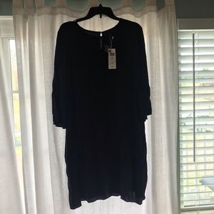 Eileen Fisher Silk Georgette crepe dress